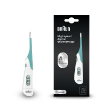 Braun High Speed Digital thermometer - Digital Stick for Multi-Site Usage - Orally, Rectally or Underarm - Baby and Infant Friendly - #1 Brand among