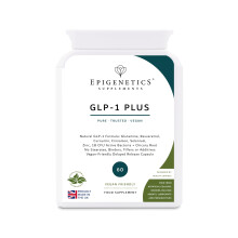 GLP-1 Plus Appetite Control & Gut Health 60 Capsules | 10-Ingredient Natural GLP Supplement with Synbiotics | GLP-1 Booster Made in the UK & Vegan Fr