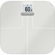 Garmin Index S2 Smart Scale, measure weight & body composition, BMI, weight trend, body fat percentage, muscle & bone mass, built in wifi, pair with