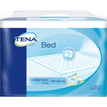 Tena Bed Plus Wings - 80 x 180 cm, Pack of 20 Sheets