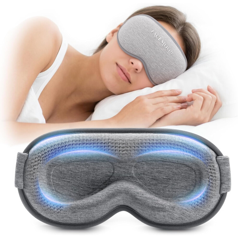 Photos - Facial Mask 100 Blackout Sleep Masks for Women & Men - Weighted Eye Mask for Sleeping, 3D C