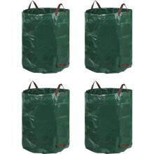 Tuinafvalzakken - miniClover - 272 L - Groen en zwart - 65x65x74 cm - Grote inhoud