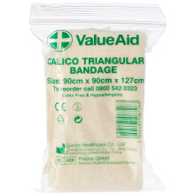 Value Aid Calico Triangular Bandage - Single,