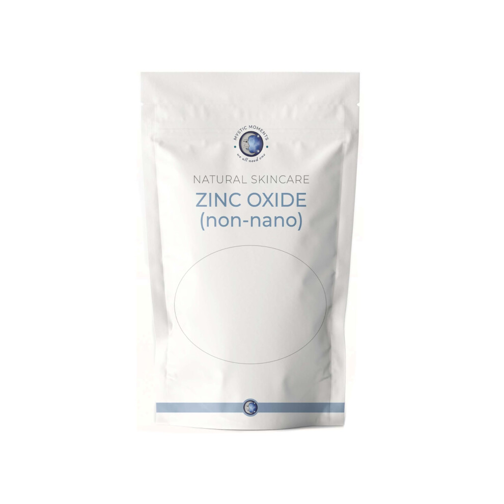 Mystic Moments | Zinc Oxide Powder Non-Nano 500G | Cosmetic Grade | Mineral-Based White Powder | External Use Only | Ideal For Diy Skincare, Soaps &