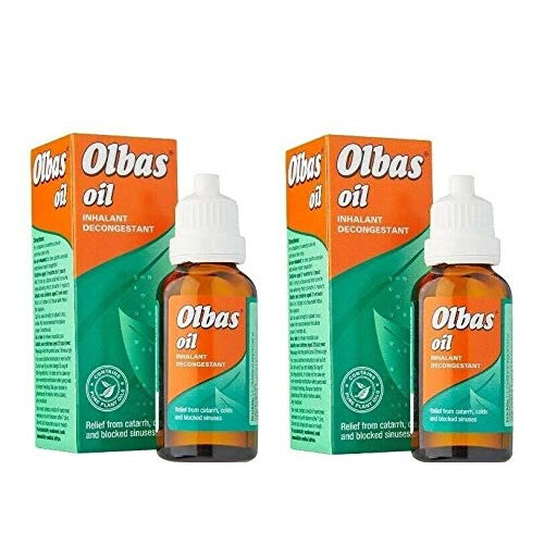 Olbas Oil 30ml (New Pack) - Inhalant Decongestant - ( 2 - Pack )