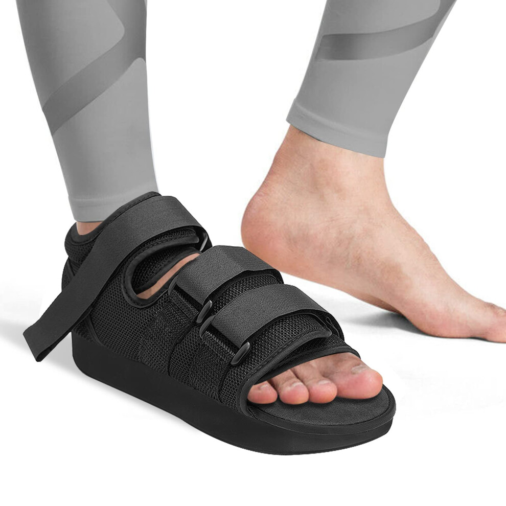 Tairibousy Post Op Recovery Shoe Adjustable Medical Walking Shoe Forefoot Off-Lo