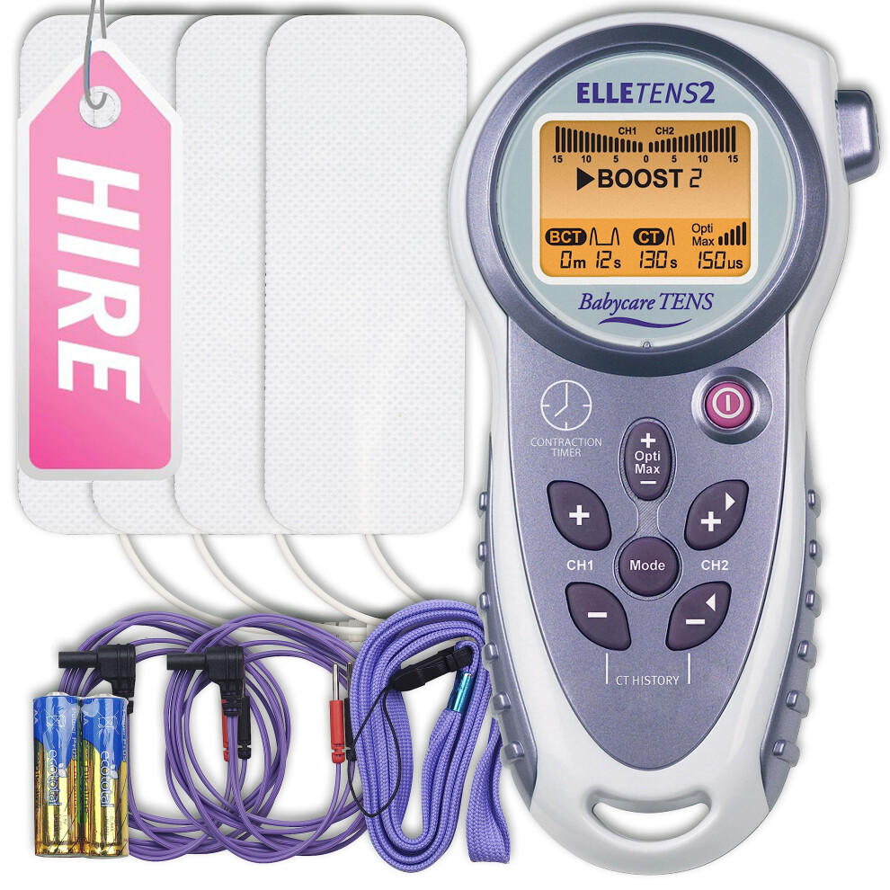 Certified Elle TENS 2 Hire Service. 7 Week Rental from The Creators of The UK's No. 1 Most Trusted Maternity TENS Company. Free Returns.-image-OPC-PVQFVP8-NEW