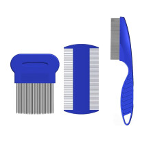 Lice Comb, 3 Pcs Lice Combs, Double Sided Lice Combs, Stainless Steel Tooth Comb