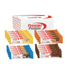 Premier Protein - High Protein Bar 50 percent - Multiflavourbox - 20x40g - Low Sugar - Low Carb - High Protein Bar