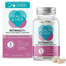 Health & Her Intimacy+ Multi-Nutrient Support for Women - Women's Desire Supplement with Maca Root, Tribulus Terrestris and Sea Buckthorn - 1 Month S