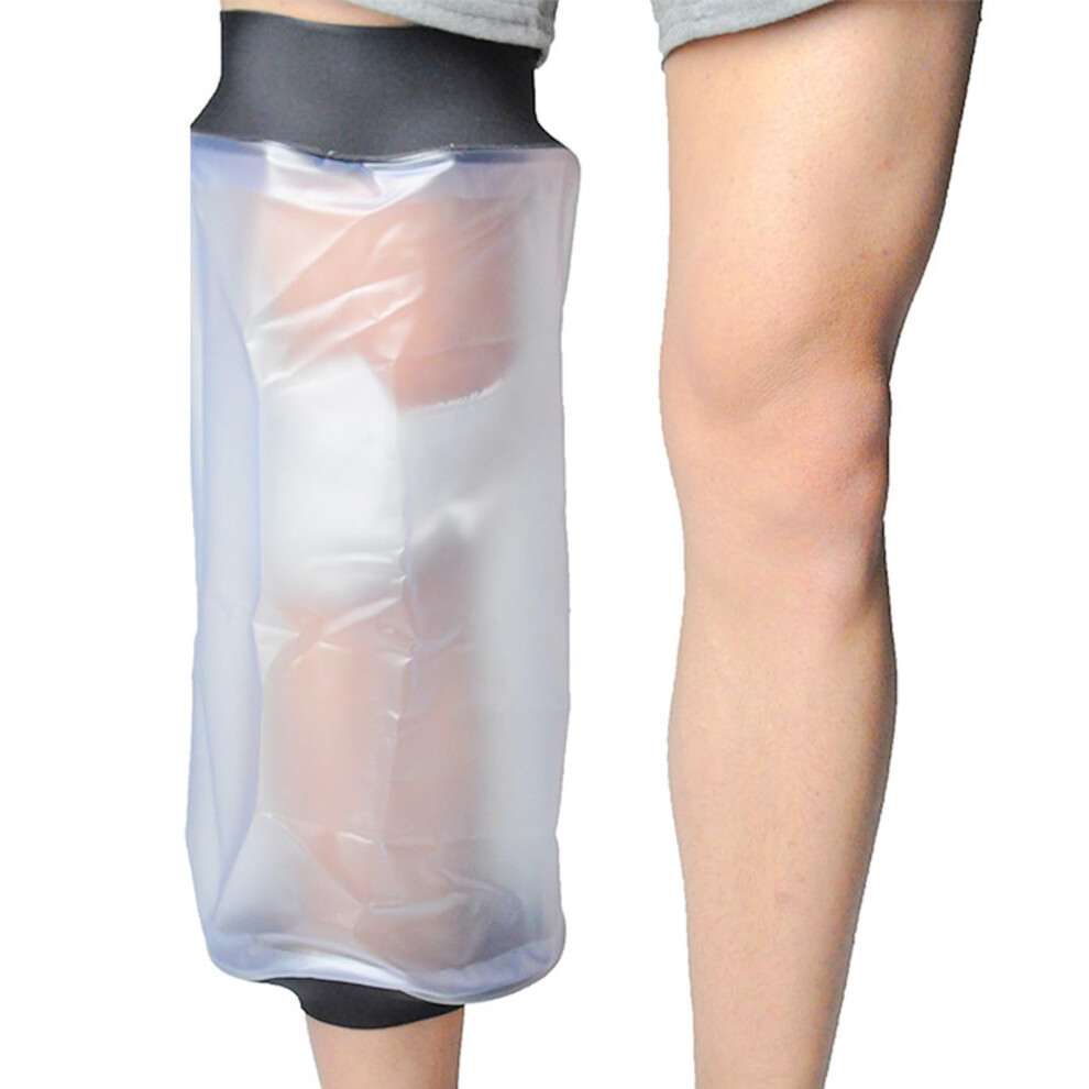 Lfcfbh Waterproof Leg Cover For Shower, Leg Cast Protection For Adults Knee, Lightweight Reusable