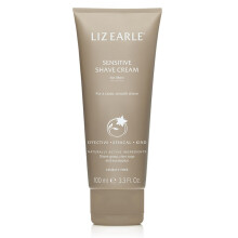 Liz Earle Sensitive Shave Cream for Men with Eucalyptus Essential Oil and Lavendar Essential Oil, for All Skin Types, 100ml