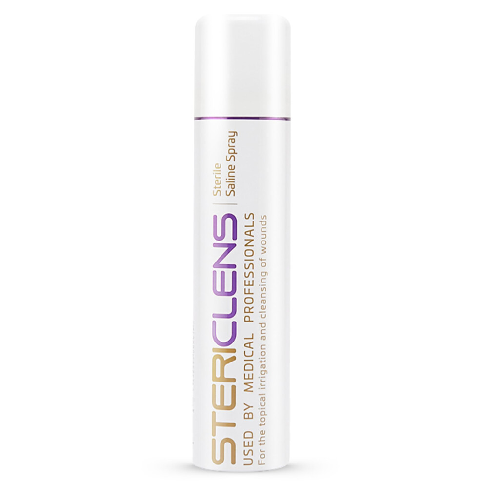 Stericlens Sterile Saline Solution Antiseptic Spray 240Ml: Piercing Cleaning Solution And Wound Spray For Effective Piercing Aftercare: Convenient No
