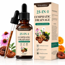 Lymphatic Drainage Supplements Drops for Immune, Cleanse & Detox, Lymph System Support, Liver Health with Echinacea,Calendula,Elderberry,Cleavers Her