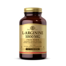 Solgar L-Arginine 1000mg Tablets - Pack of 90 - for a Healthy Metabolism - Ideal for Athletes - Vegan and Gluten Free, Gold