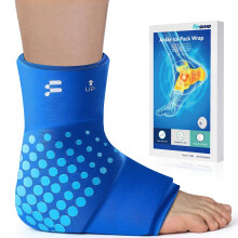 Fitomo Ankle Ice Pack Wrap, Ice Pack for Ankle Hot and Cold Compress, Suitable for Sports Injuries, Ligament Sprains, Achilles Tendonitis, Foot Rehab