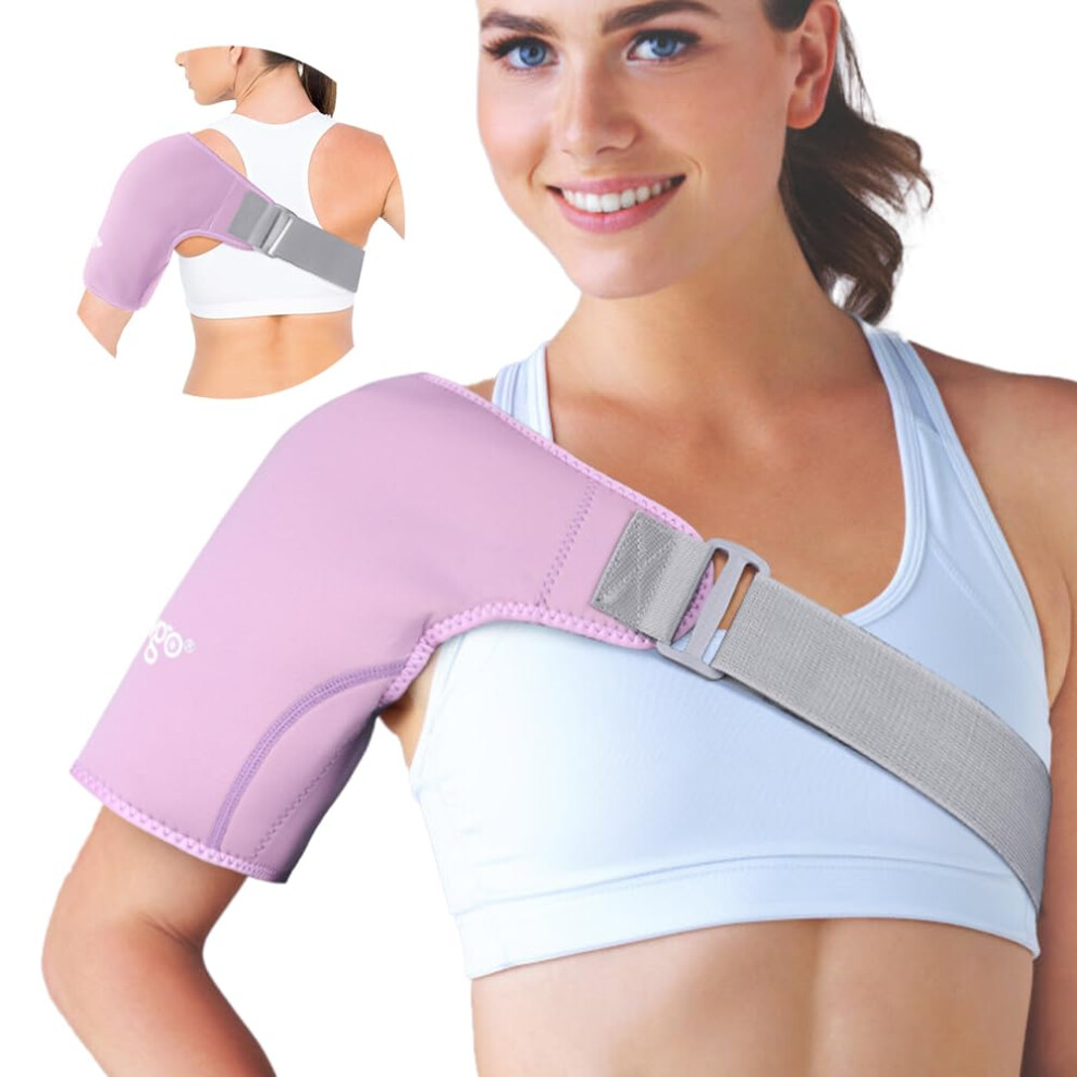 Newgo Shoulder Ice Pack Rotator Cuff Cold Therapy, Fsa Hsa Eligible, Shoulder Ice Pack Wrap Cold Pack For Pain Relief, Recovery After Surgery, Sore M