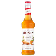 MONIN Premium Apple Pie Syrup 700ml for Cocktails. Vegan-Friendly, Allergen-Free, 100% Natural Flavours and Colourings. Sugar Syrup