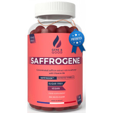 SaffroGene Saffron Gummies + Vitamin B6 – Patented Saffron Extract – Vegan Red