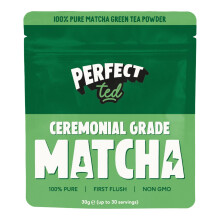 PerfectTed Matcha Powder, Ceremonial Grade Matcha, Japanese Green Tea Powder for Lattes, Smoothies & Baking | Everyday Matcha | L-Theanine | Antioxid