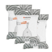 3 X Bin Liners, Size H, 50-60 L - 40 Bags (3 Pack)