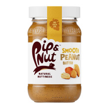 Pip & Nut - Smooth Peanut Butter (6 x 300g) | Natural Nut Butter, No Palm Oil, No Added Sugar, Hi-Oleic Peanuts, High in Unsaturated Fats, Gluten Fre