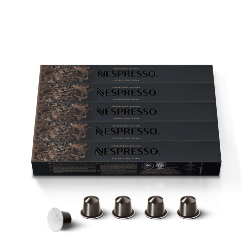 Nespresso 50 Nespresso ROMA Coffee Capsules