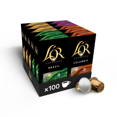 L'OR L'OR Espresso ASSORTMENT 4 varieties ORIGINS 100 capsules