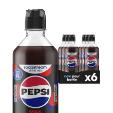 Pepsi Max Cherry, Soda Mix for Carbonated Low Calorie Cherry Cola Flavoured Drink, Official Sparkling Soft Drink Flavour with No Sugar â“ 440 ml