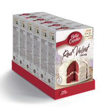 Betty Crocker Red Velvet Chocolate Cake Mix 425g (Pack of 6)