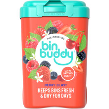 Bin Buddy Berry Blast - Leaves Your Bin Fresh and Smelling Great – Suitable for Indoor, Kitchen, Bathroom, Compost, Food Waste and Outdoor Wheelie B