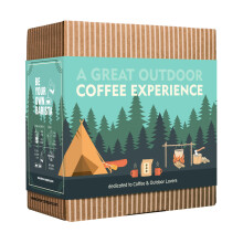 Outdoor Coffee Gift Set for Men & Women - 5 of The World's Finest Single Estate Specialty & Organic Coffees | Brew & Enjoy Anytime, Anywhere | Campin