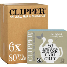 Clipper Organic Earl Grey Tea Bags | Natural, Unbleached, Plant