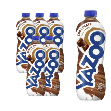 YAZOO Chocolate Milkshake Milk Drink, High in Protein & Calcium, 1 Litre (Pack o