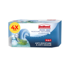 UniBond AERO 360 Moisture Absorber Waterfall Freshness Refill Tab,