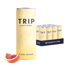 TRIP Blood Orange Sparkling Drink w/ 120MG calming Magnesium + Lion’s