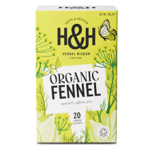 Heath & Heather - Organic Fennel Tea • Aromatic Digestive Infusion • Naturally Caffeine-Free • Vegan • Wellness Brew with Aniseed Sweetness