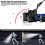 T6 LED Headlamp Rechargeable Motion Sensor Flashlight, Adjustable Focus Waterproof Long-Range Head Torch for Camping Running Fishing 3
