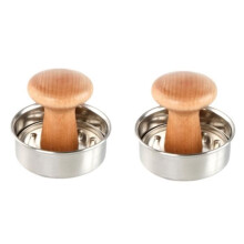 Mini hamburgerpers van roestvrij staal voor het maken van kleine burgers, mini-burgerpers voor vlees en andere vleesaccessoires.