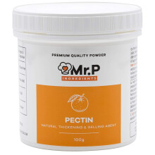 Mr.P Ingredients Pectin 100g NH Powder Ideal for Jams Marmalades Chutney Fruit Jellies Fruit Compote Gelling Agent Vegan Vegetarian Halal Kosher