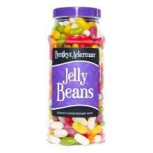 Jelly Beans Sweets - (800g) Original Retro Jelly Beans Sweets Gift Jar By Bentley & Ackerman's Sweet Shop.