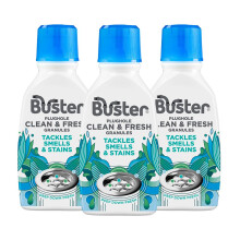 Buster Plughole Clean & Fresh Granules (Eucalyptus - Pack of 3 x 300g) Fast-Acting Dishwasher & Washing Machine Cleaner & Sink and Drain Cleaner for