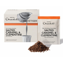 Hotel Chocolat Salted Caramel & Clementine Hot Chocolate Sachets