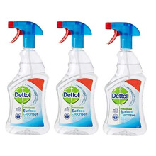 Dettol Multi Purpose Antibacterial Surface Cleanser, Bleach and Odor Free,16.9 Ounces (Pack of 3)