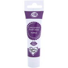 Rainbow Dust ProGel Concentrated Food Colour, Purple Colouring Gel For Baking and Cake Decorating, 25g Tube