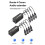 Extensor de Cabo de Rede DMX e Áudio XLR de 4 Canais, Extensor de Sinal de Rede DMX512 para Iluminação de Palco e Estúdio C 9