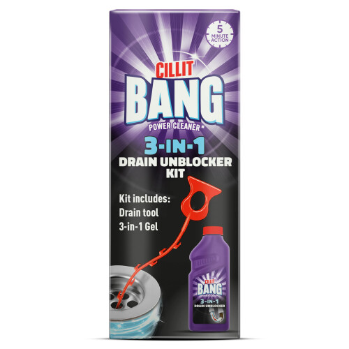 Cillit Bang Cillit Bang Power Cleaner Max Unblocker Kit (Pack of