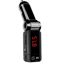 [Nieuwste versie] LCC Draadloze Bluetooth FM-zenderkit Autoradio-adapter met handsfree bellen en muziekbediening.