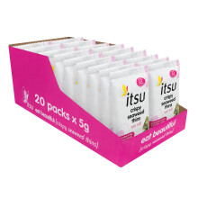 itsu Seaweed Thins 5g | Crispy Seaweed Snacks | Vegan | Low Calorie | Healthy Snack | Sea Salt | Pack of 20