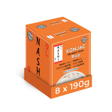Nashi Shirataki Konjac Moyu Rice (8190g)– Odour Free, Low Calorie • Only 8 Cal & Fat Free Konjac Rice | Vegan, Keto & Gluten Free Glucomannan, H